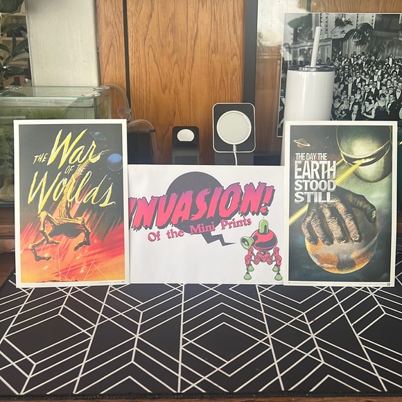 Invasion Theme Mini Movie Poster Prints - Picture 1 of 3